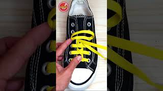 How To Tie Shoelaces Shoe Lacing Styles shoelace Shorts [upl. by Ailene]