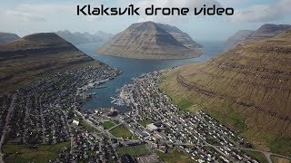 Klaksvík 4K drone footage [upl. by Ahsirpac]