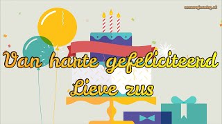 Gefeliciteerd ZUS 🎈  FIJNE VERJAARDAG 🎉 naamverjaardag [upl. by Karee587]