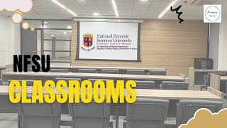 NFSU Classroom  AuditoriumClassrooms  Gandhinagar campus [upl. by Lessard]