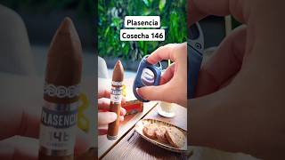 🌤️💨Toasting a PLASENCIA Cosecha 1️⃣4️⃣6️⃣👌cigar cigars cigarlife asmr shorts lighter [upl. by Issor]