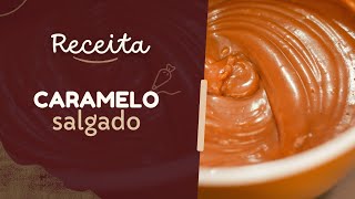 Receita  Recheio de Caramelo Salgado [upl. by Aekan]