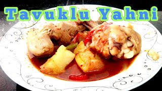 TAVUKLU YAHNİ TARİFİ –TAVUK YAHNİ NASIL YAPILIR [upl. by Norehs]