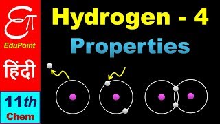 🔴 HYDROGEN  4  Properties of Hydrogen  Chemistry for Class 11 in HINDI [upl. by Krishnah]