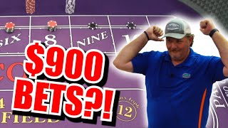 🔥HUGE WINNER🔥 30 Roll Craps Challenge  WIN BIG or BUST 140 [upl. by Desdee]