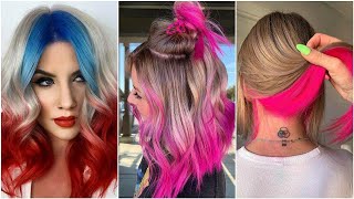 OS CABELOS COLORIDOS MAIS LINDOS DO INSTAGRAM  TRANSFORMAÇÕES DE CABELO FEMININO [upl. by Tega364]