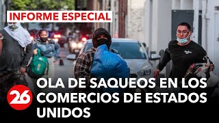 Ola de saqueos en los comercios de Estados Unidos [upl. by Rome412]