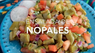 ENSALADA DE NOPALES fácil amp rápida  Recetas fáciles Pizca de Sabor [upl. by Nnateragram139]