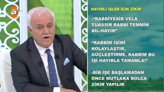 Hayırlı işler için zikir  Nihat Hatipoğlu ile Kuran ve Sünnet 97 Bölüm  atv [upl. by Aketahs172]