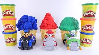 Learning Colors with Paw Patrol Play Doh Ice Cream Videos for Children Toddlers Babies [upl. by Llen762]