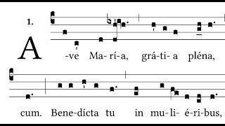 Ave Maria  Gregorian Chant [upl. by Aramoy]