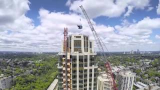 Timelapse of The Heathviews North Tower Crane Removal [upl. by Mena]