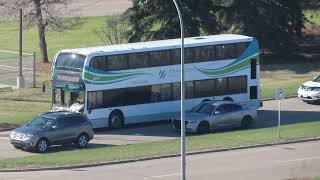 Strathcona County Transit Alexander Denis Double Decker Bus Commute [upl. by Emersen]