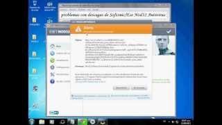 Problemas con Descagas de SoftonicEse Nod32 Antivirus [upl. by Sivram]