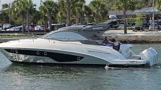 Sleek SCHAEFER 400 With 3 Outboards quotTHE SECRETquot In Saint Petersburg Florida On Memorial Day Weekend [upl. by Eelahs]