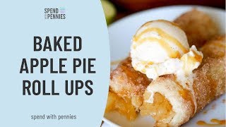 Baked Apple Pie Roll Ups [upl. by Ycaj]