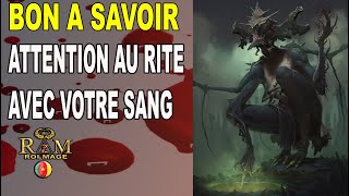 BON A SAVOIR ATTENTION AU RITE AVEC VOTRE SANG [upl. by Nikal]