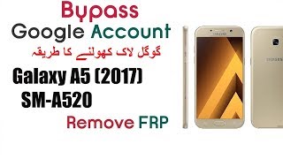 samsung a520f remove frp google acount Android 80 [upl. by Benil]