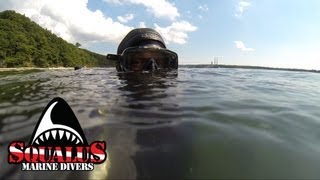 PORT JEFFERSON NY OLD PIER DIVE  SQUALUS MARINE DIVERS [upl. by Morehouse]