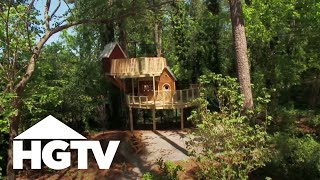 Worlds Best Treehouse Design for Kids  HGTV [upl. by Roxi550]