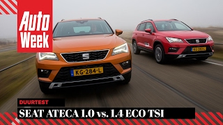 Seat Ateca 10 vs 14 TSI  AutoWeek Duurtest Update [upl. by Catto]