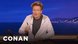 Scraps All The Vice Presidents Pens  CONAN on TBS [upl. by Ynaffyt]