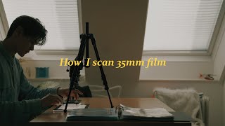 How I scan 35mm film at home with my digital camera [upl. by Ayinat]