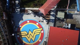 Wonder Woman Lasso Of Truth  Six Flags Discovery Kingdom 4K HD POV  March 2024 [upl. by Maice]