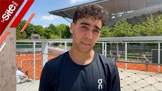 Reda Bennani sexprime après sa victoire au premier tour de Roland Garros juniors 2024 [upl. by Ariem]