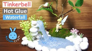 Hot Glue Waterfall Tutorial Tinkerbell Real Life Hot Glue DIY Life Hacks for Crafting Art 001 [upl. by Isia]