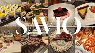 รีวิว Buffet โรงแรม Chatrium Grand Bangkok ห้องอาหาร SAVIO [upl. by Ahselaf]