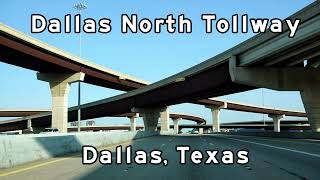 Dallas North Tollway  Texas Freeways  I35E northerly to US380  December 2022 [upl. by Son116]