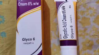 Glyco 6 Cream  glycolic acid  Remove pigmentation  Acne Scars  pimple marks glyco6cream [upl. by Ilhsa]