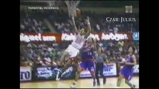 PBA FlashbackJeffrey Cariaso Injury from a hard foul by Rudy Distrito [upl. by Gaultiero304]