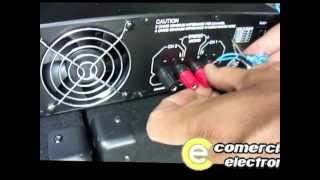 Video de conexión 2 subwoofers 18quot mas amplificador mas cables comercialelectronica [upl. by Toh]