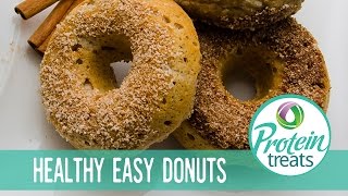 Cinnamon Protein Donuts – Protein Treats by Nutracelle [upl. by Mack]