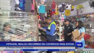 MITRADEL realiza recorrido en comercios para evitar el trabajo infantil en Calidonia [upl. by Gloriane]