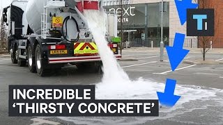 Thirsty Concrete Absorbs Water [upl. by Stempson]