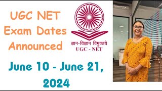 UGC NET Exam Date Announced  June 2024 Attempt  Human Peritus [upl. by Legnaesoj]