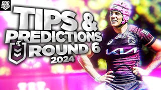 2024 NRL Tips amp Predictions ROUND 6 [upl. by Shanan17]