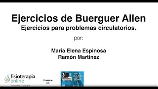 Ejercicios de Buerguer Allen Ejercicios para problemas circulatorios [upl. by Kolosick]