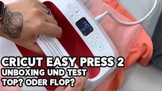 Cricut Easy Press 2 Unboxing Test Deutsch  Top oder Flop Lohnt sich der Kauf der Transfer Presse [upl. by Aroled346]