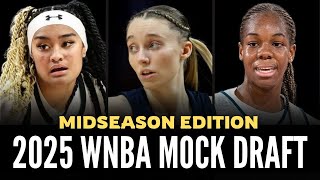 Early 2025 WNBA Mock Draft  Midseason Edition [upl. by Darn]