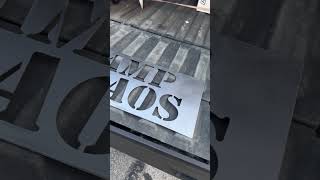 CNC Plasma metalsign cncplasma cncmachining [upl. by Fiora]