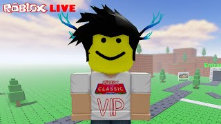 ผจญภัยอีเว้นท์คลาสสิคใน Roblox วันแรก Roblox Live  The Classic [upl. by Ragse]