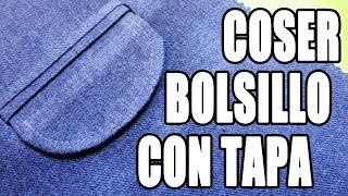 Tutorial Bolsillo con tapa [upl. by Crary248]