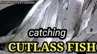 Catching CUTLASS FISH at Night Ribbonfish [upl. by Boleslaw]