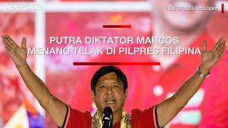 Pilpres Filipina Putra Diktator Marcos Ferdinand Marcos Jr Menang Telak [upl. by Yttap]