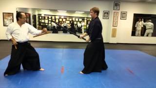 Tonfa KatanaBokken Sparring Demo [upl. by Gorey779]