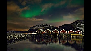 Aurora boreale in Norvegia Narvik e Lofoten [upl. by Spring923]